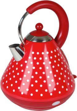 Kalorik - Kettle - Classic Polka Dot Stainless Steel - Red&White